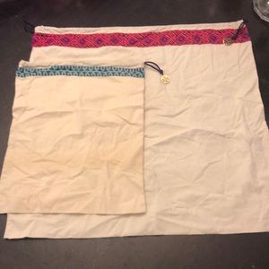 Tory Burch 2 Dust Bags Shoes/Purse Gold Tag